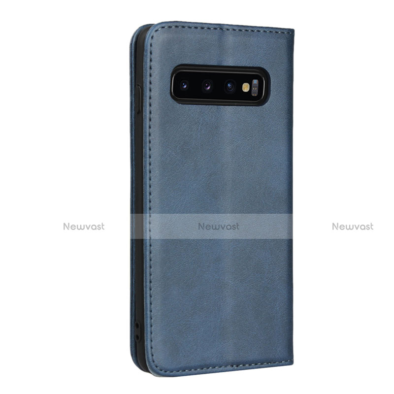 Leather Case Stands Flip Cover T07 Holder for Samsung Galaxy S10