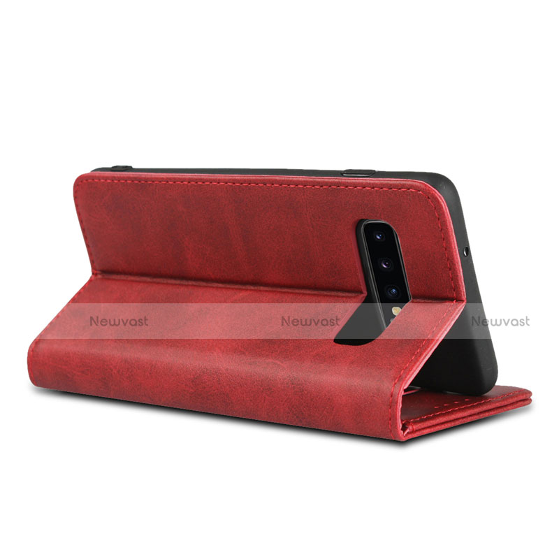 Leather Case Stands Flip Cover T07 Holder for Samsung Galaxy S10 5G