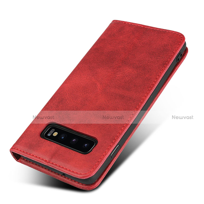 Leather Case Stands Flip Cover T07 Holder for Samsung Galaxy S10 5G