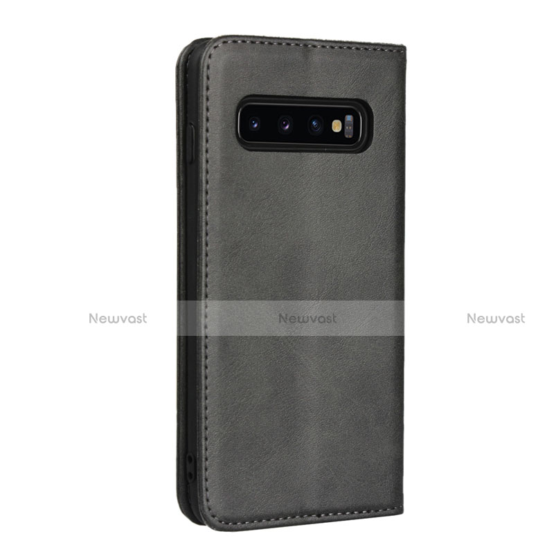 Leather Case Stands Flip Cover T07 Holder for Samsung Galaxy S10 5G
