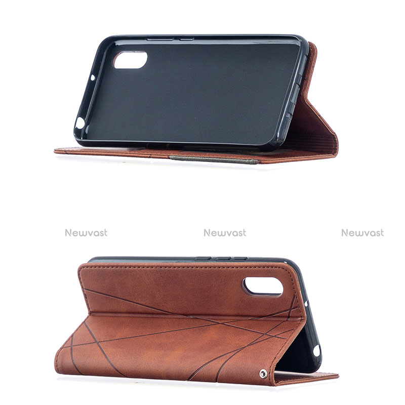 Leather Case Stands Flip Cover T07 Holder for Xiaomi Redmi 9A