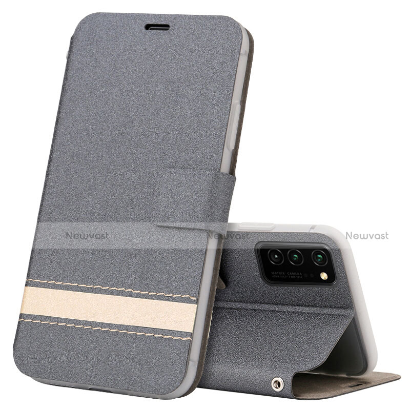 Leather Case Stands Flip Cover T08 Holder for Huawei Honor V30 Pro 5G