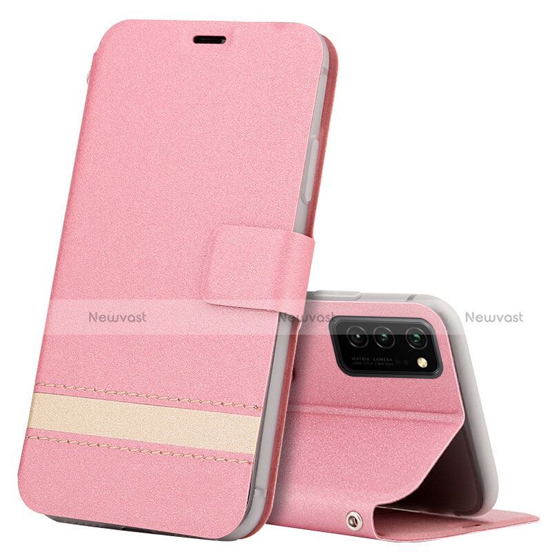 Leather Case Stands Flip Cover T08 Holder for Huawei Honor View 30 5G