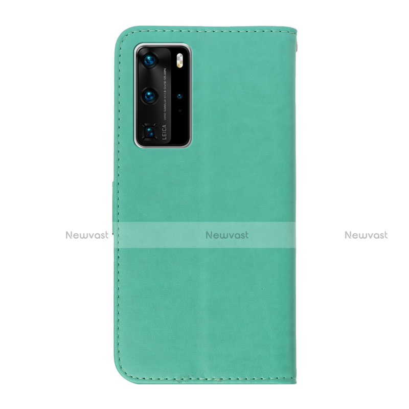 Leather Case Stands Flip Cover T08 Holder for Huawei P40 Pro