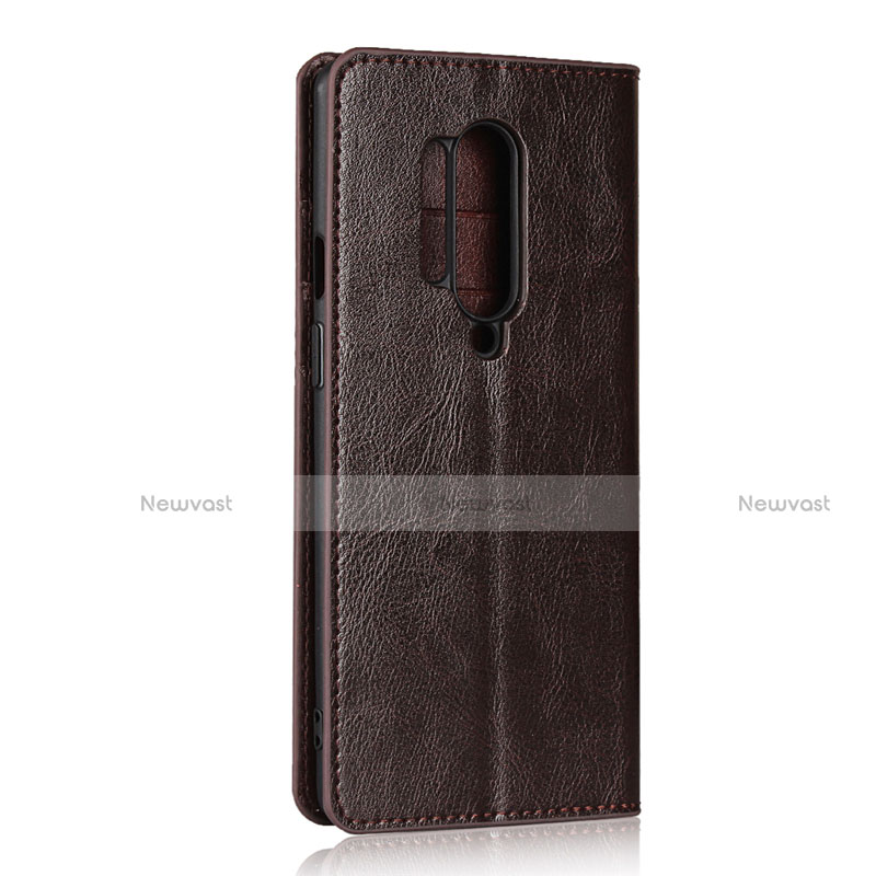 Leather Case Stands Flip Cover T08 Holder for OnePlus 8 Pro