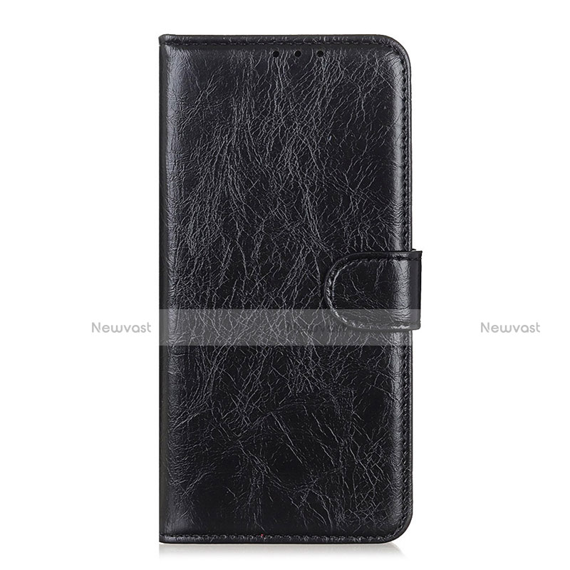 Leather Case Stands Flip Cover T08 Holder for Realme X50 Pro 5G Black