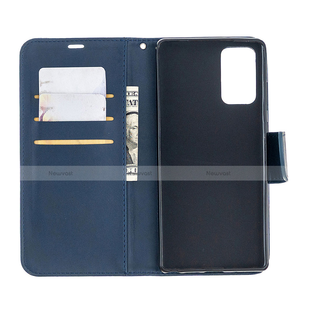 Leather Case Stands Flip Cover T08 Holder for Samsung Galaxy Note 20 5G