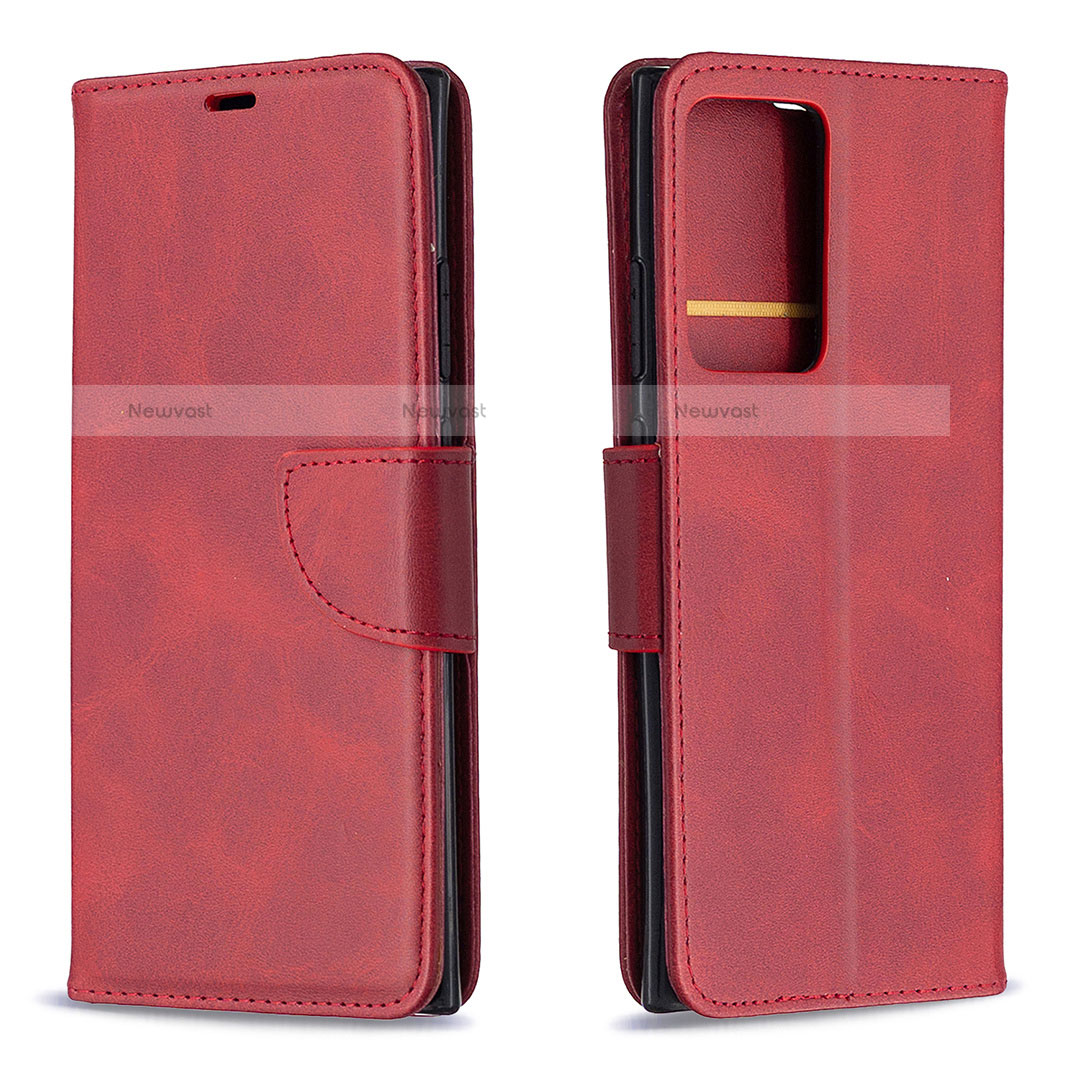 Leather Case Stands Flip Cover T08 Holder for Samsung Galaxy Note 20 Ultra 5G