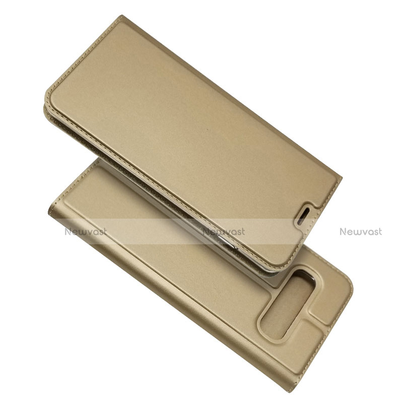 Leather Case Stands Flip Cover T08 Holder for Samsung Galaxy S10