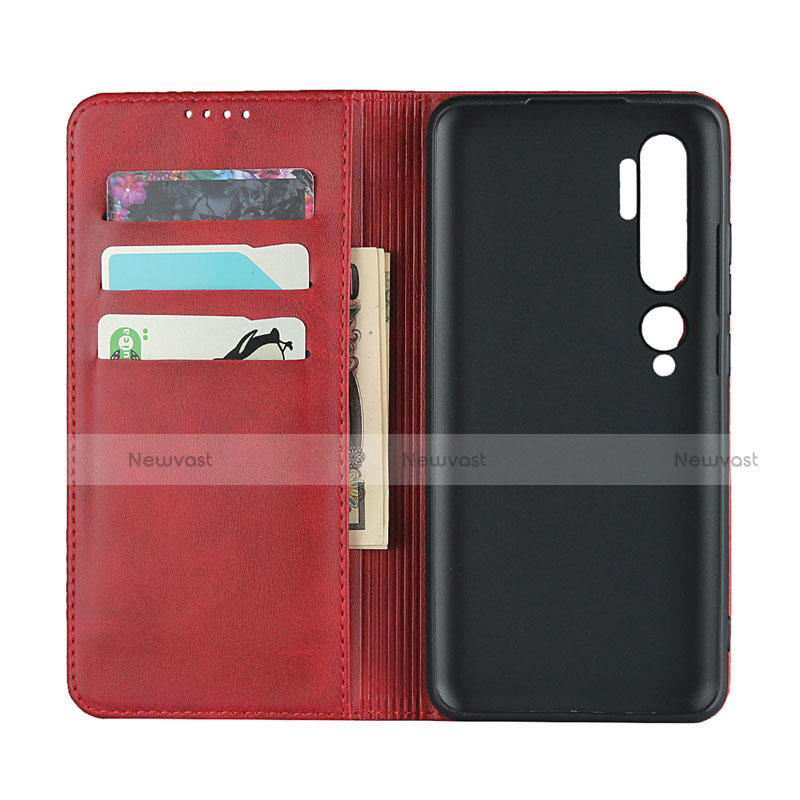 Leather Case Stands Flip Cover T08 Holder for Xiaomi Mi Note 10 Pro