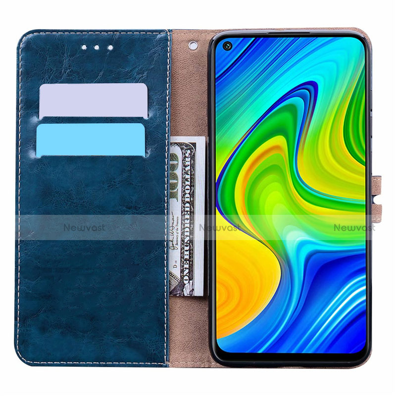 Leather Case Stands Flip Cover T08 Holder for Xiaomi Redmi Note 9