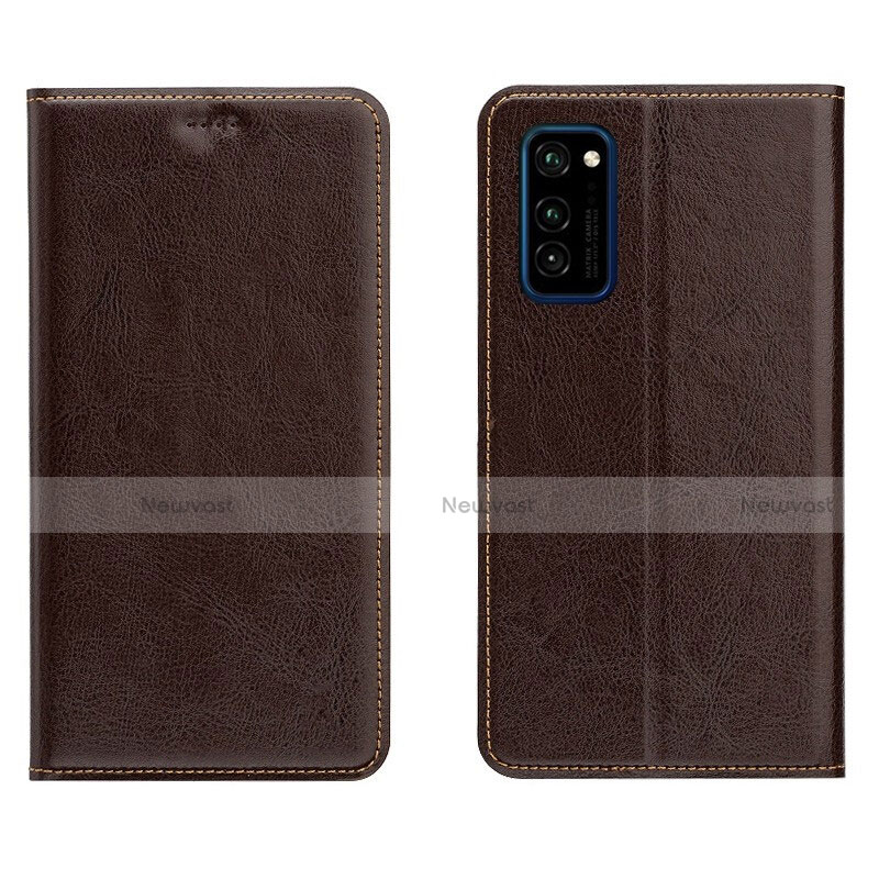Leather Case Stands Flip Cover T09 Holder for Huawei Honor V30 Pro 5G