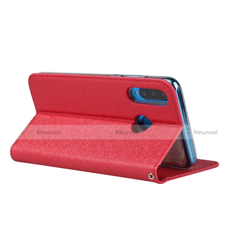 Leather Case Stands Flip Cover T09 Holder for Huawei Nova 4e