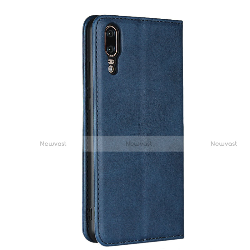 Leather Case Stands Flip Cover T09 Holder for Huawei P20