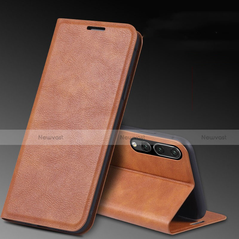 Leather Case Stands Flip Cover T09 Holder for Huawei P20 Pro