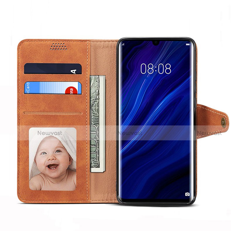 Leather Case Stands Flip Cover T09 Holder for Huawei P30 Pro