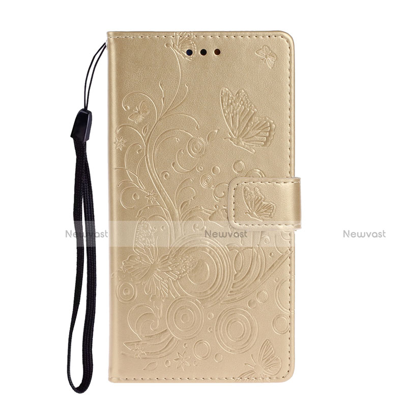 Leather Case Stands Flip Cover T09 Holder for Huawei P40 Pro Gold