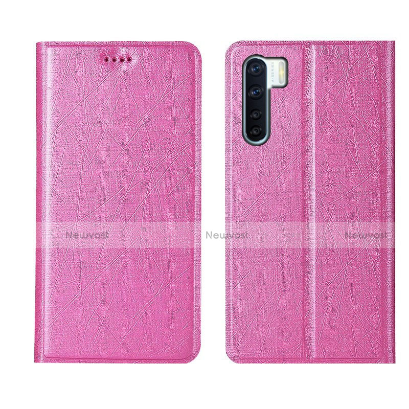 Leather Case Stands Flip Cover T09 Holder for Oppo A91