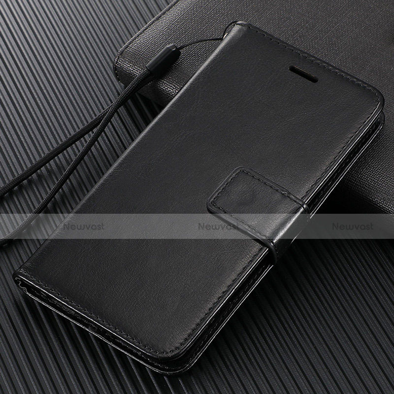 Leather Case Stands Flip Cover T09 Holder for Oppo Find X2 Pro Black