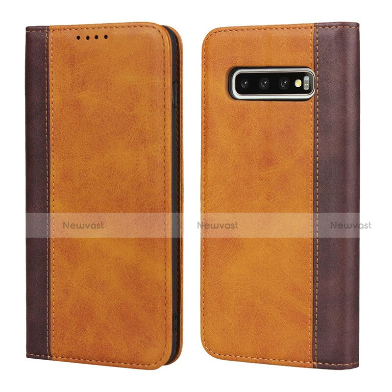 Leather Case Stands Flip Cover T09 Holder for Samsung Galaxy S10 5G