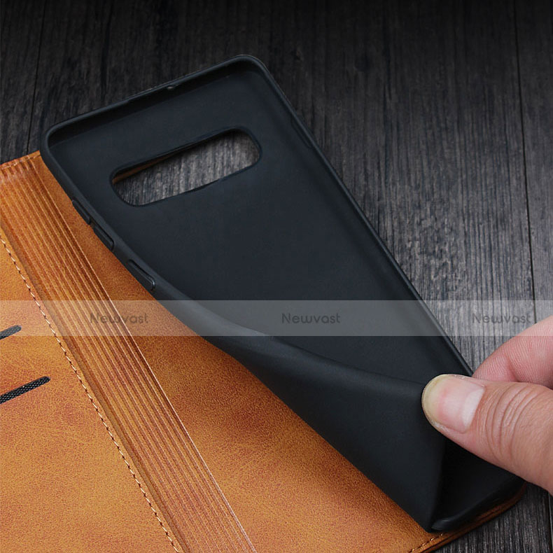 Leather Case Stands Flip Cover T09 Holder for Samsung Galaxy S10 5G