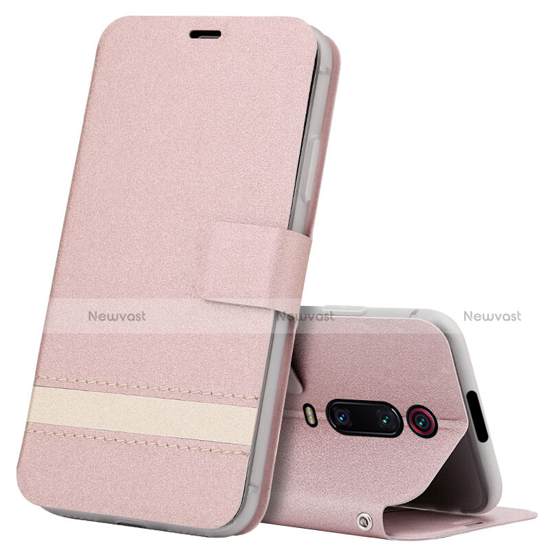Leather Case Stands Flip Cover T09 Holder for Xiaomi Mi 9T Pro