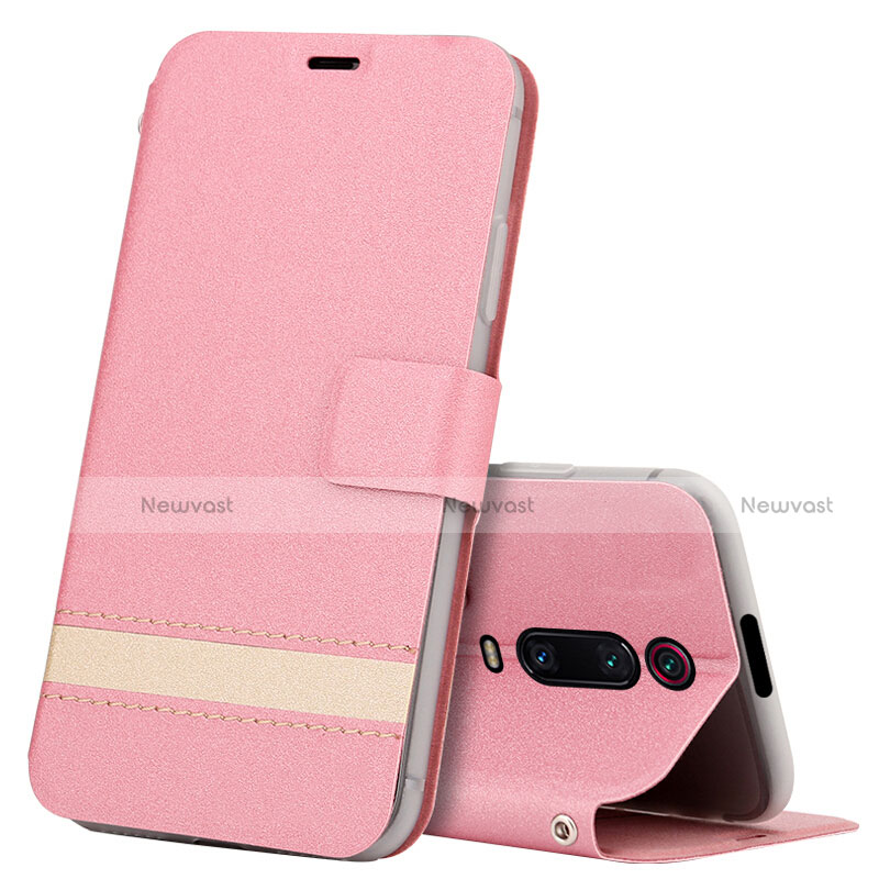 Leather Case Stands Flip Cover T09 Holder for Xiaomi Mi 9T Pro