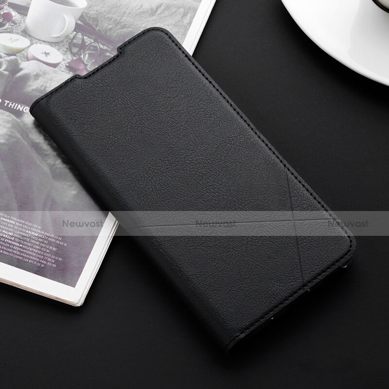 Leather Case Stands Flip Cover T09 Holder for Xiaomi Mi A3 Black