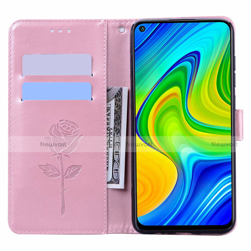 Leather Case Stands Flip Cover T09 Holder for Xiaomi Redmi Note 9