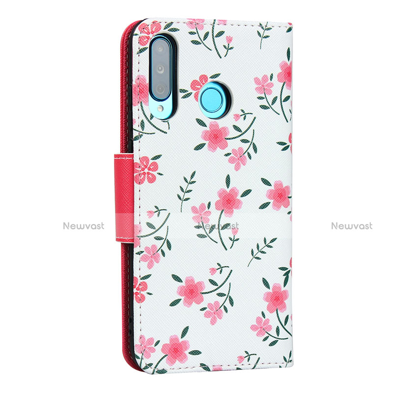 Leather Case Stands Flip Cover T10 Holder for Huawei Nova 4e