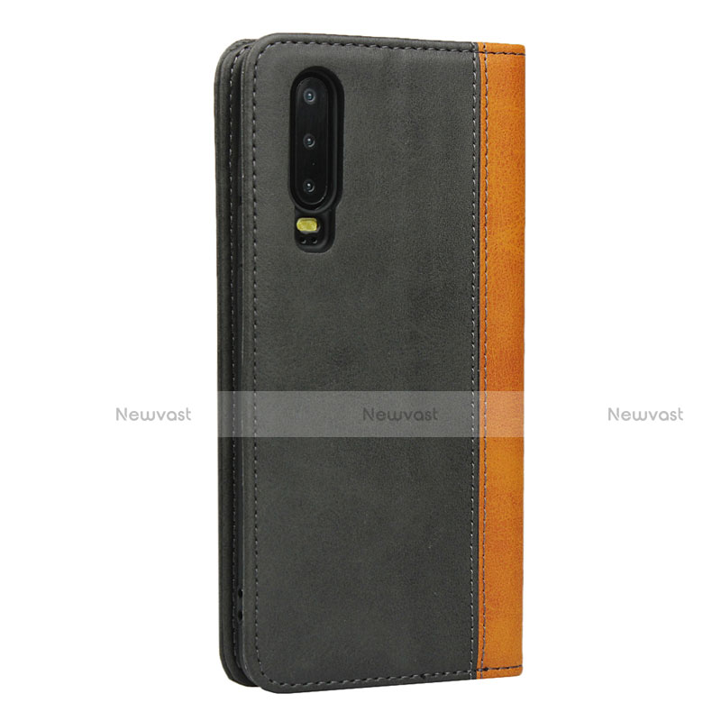 Leather Case Stands Flip Cover T10 Holder for Huawei P30