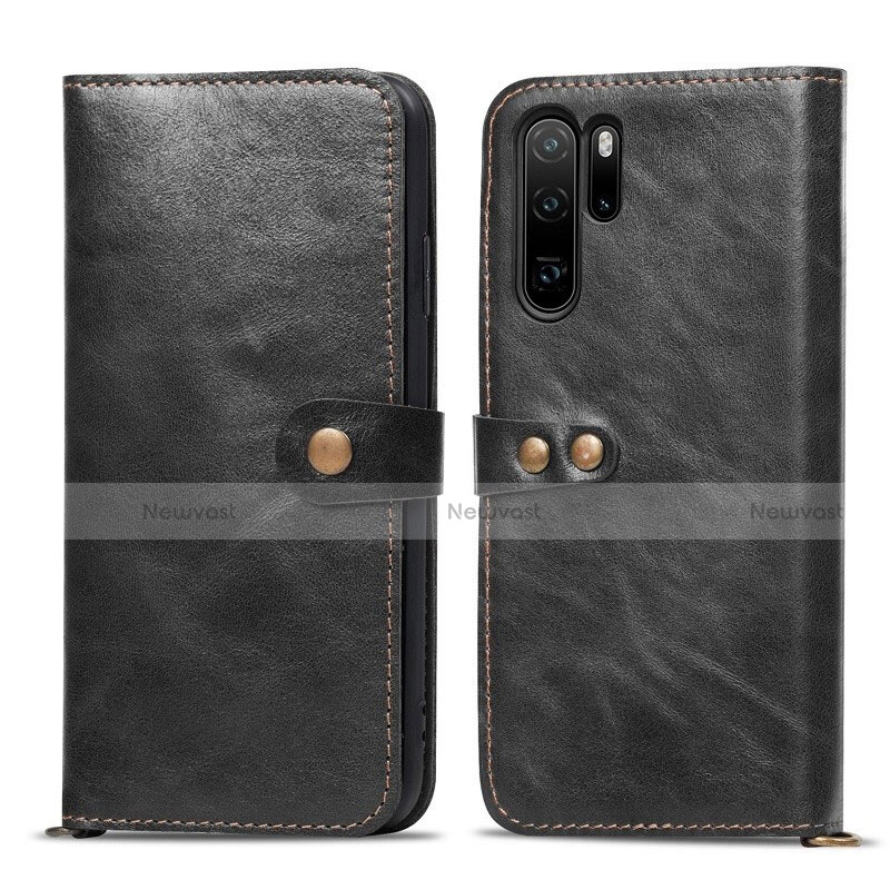 Leather Case Stands Flip Cover T10 Holder for Huawei P30 Pro New Edition
