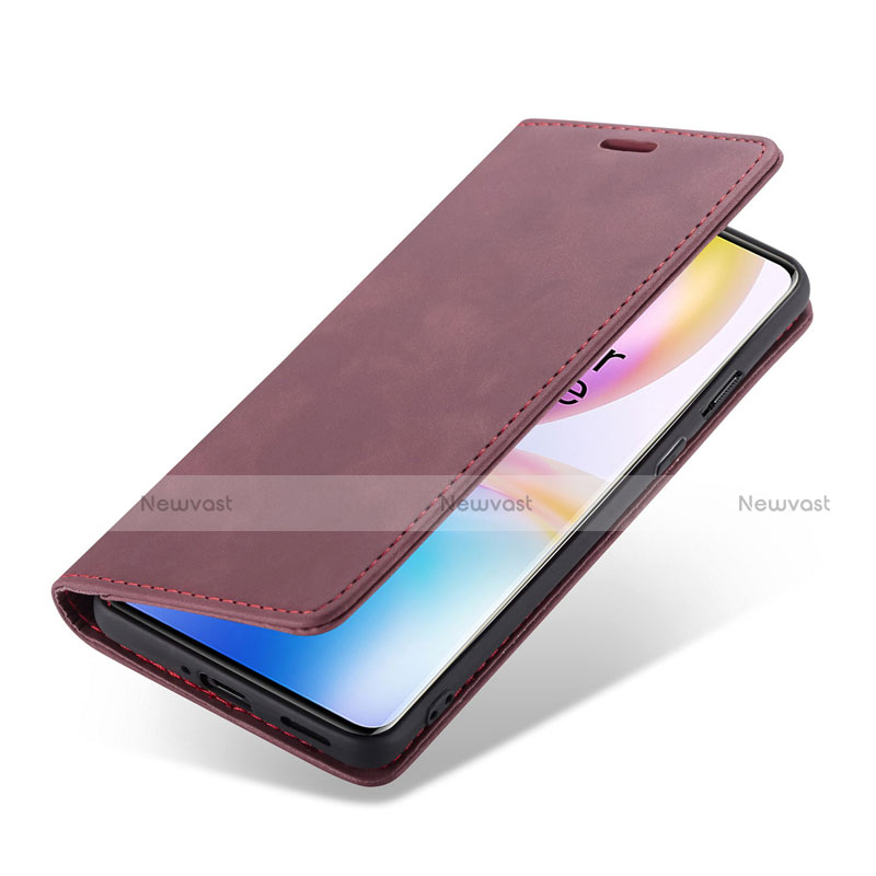 Leather Case Stands Flip Cover T10 Holder for OnePlus 8 Pro