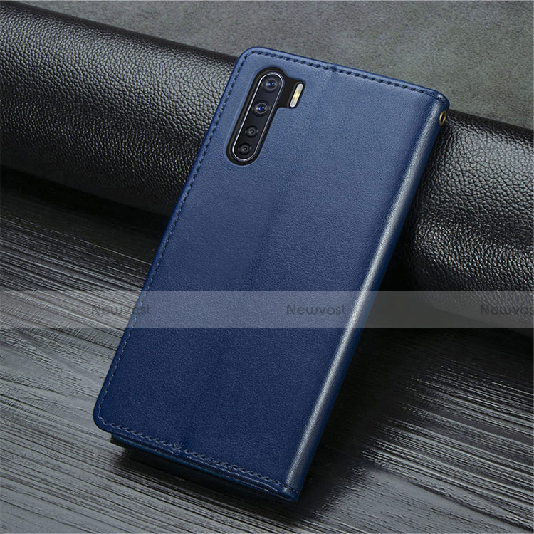 Leather Case Stands Flip Cover T10 Holder for Oppo F15
