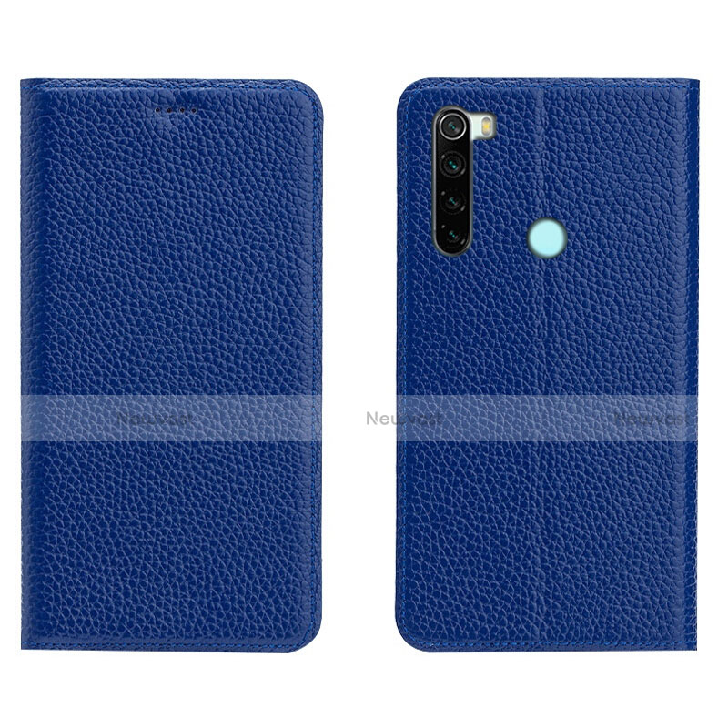 Leather Case Stands Flip Cover T10 Holder for Xiaomi Redmi Note 8 (2021)