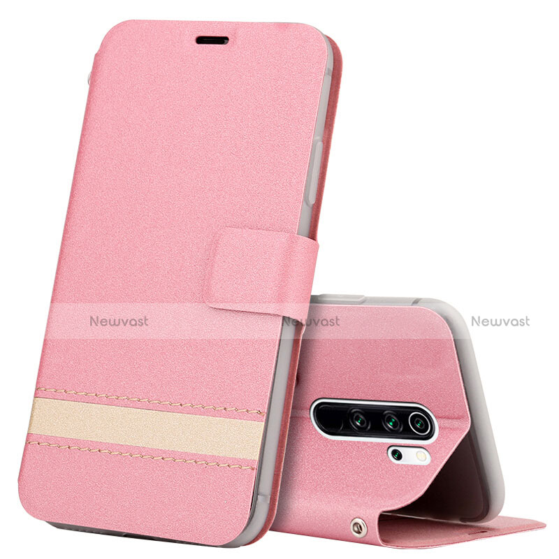 Leather Case Stands Flip Cover T10 Holder for Xiaomi Redmi Note 8 Pro