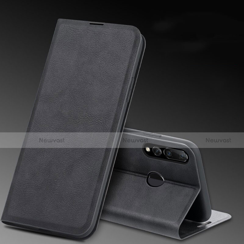 Leather Case Stands Flip Cover T11 Holder for Huawei Honor 20 Lite Black