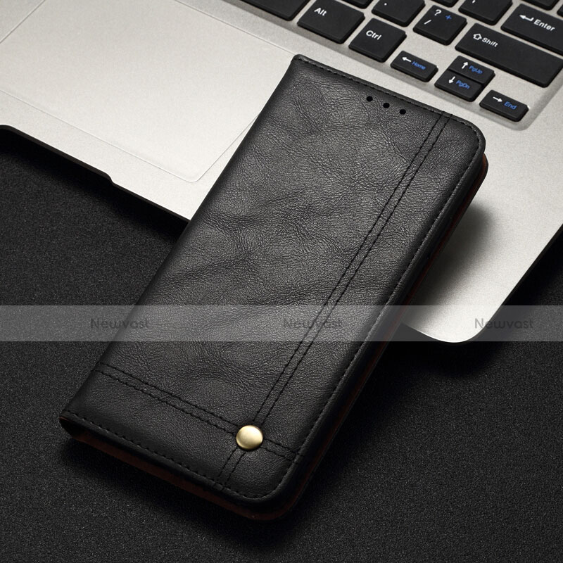 Leather Case Stands Flip Cover T11 Holder for Xiaomi Mi Note 10 Black