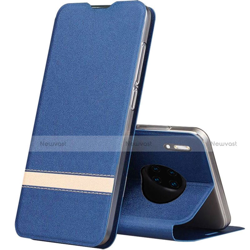 Leather Case Stands Flip Cover T12 Holder for Huawei Mate 30 Pro