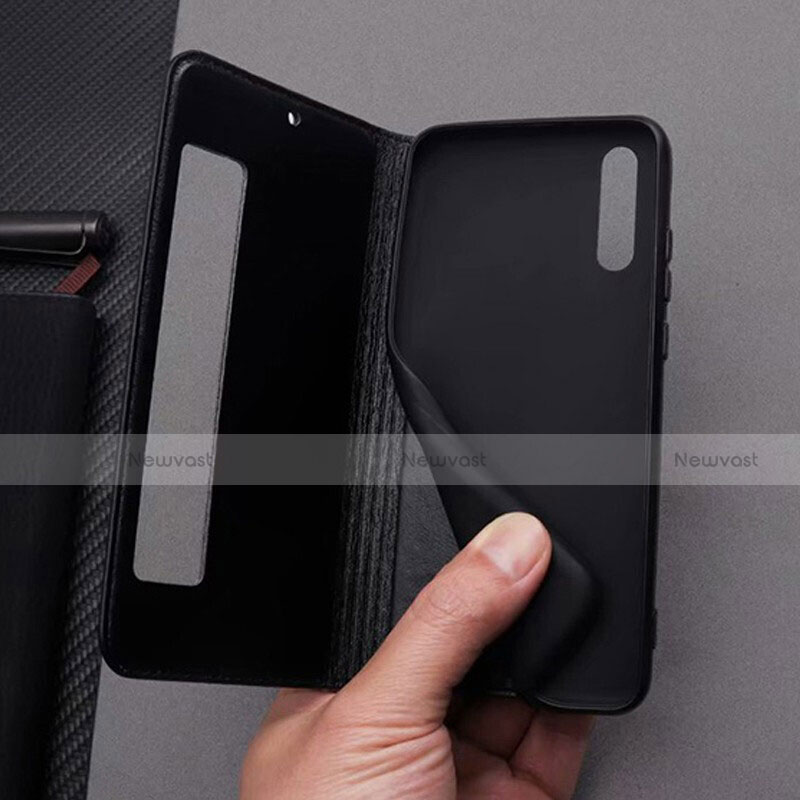 Leather Case Stands Flip Cover T12 Holder for Huawei P20 Pro