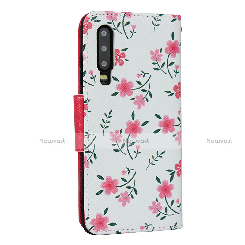 Leather Case Stands Flip Cover T12 Holder for Huawei P30