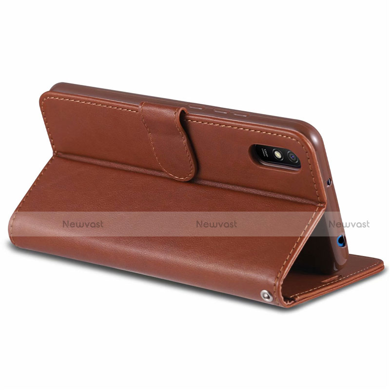 Leather Case Stands Flip Cover T12 Holder for Xiaomi Redmi 9AT