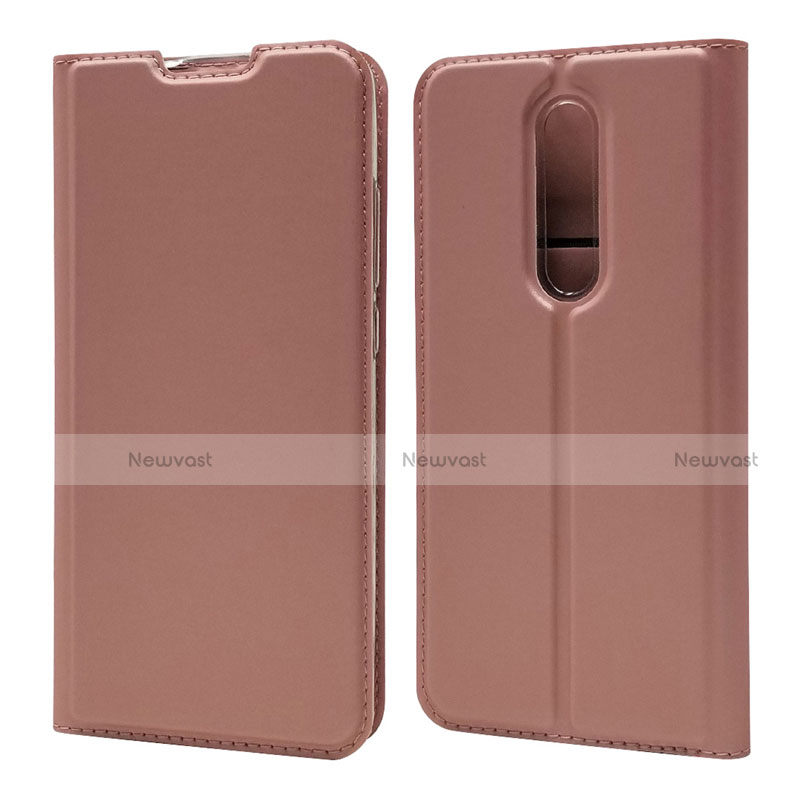 Leather Case Stands Flip Cover T12 Holder for Xiaomi Redmi K20 Pro Rose Gold