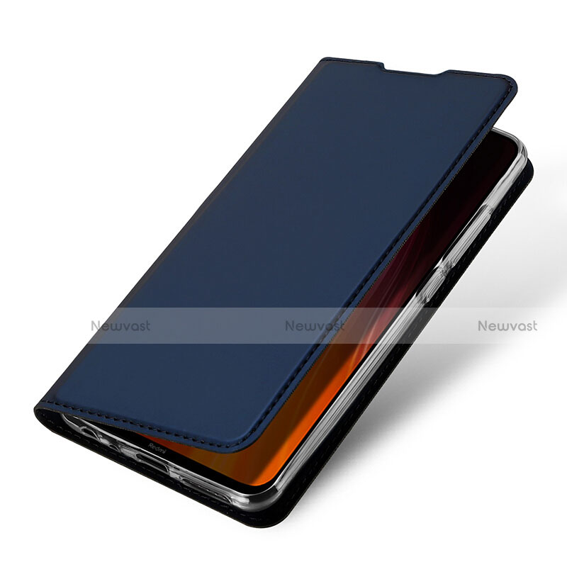 Leather Case Stands Flip Cover T12 Holder for Xiaomi Redmi Note 8 (2021)