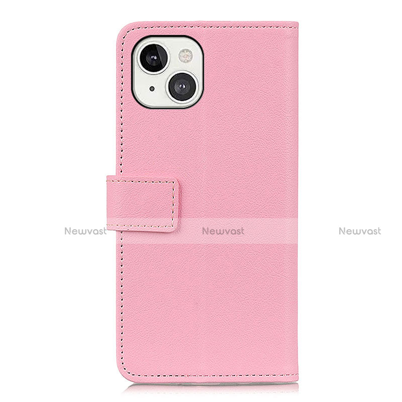 Leather Case Stands Flip Cover T14 Holder for Apple iPhone 13 Mini