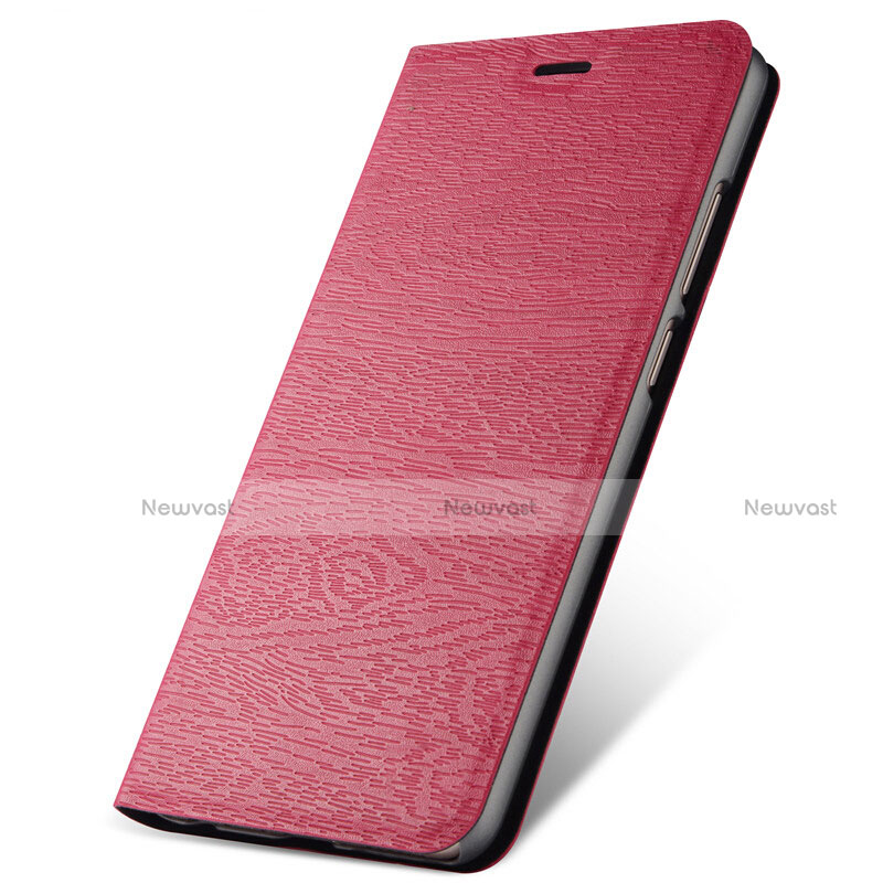 Leather Case Stands Flip Cover T14 Holder for Huawei Honor 20 Lite Pink
