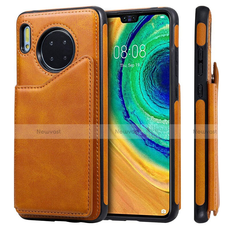 Leather Case Stands Flip Cover T14 Holder for Huawei Mate 30 5G