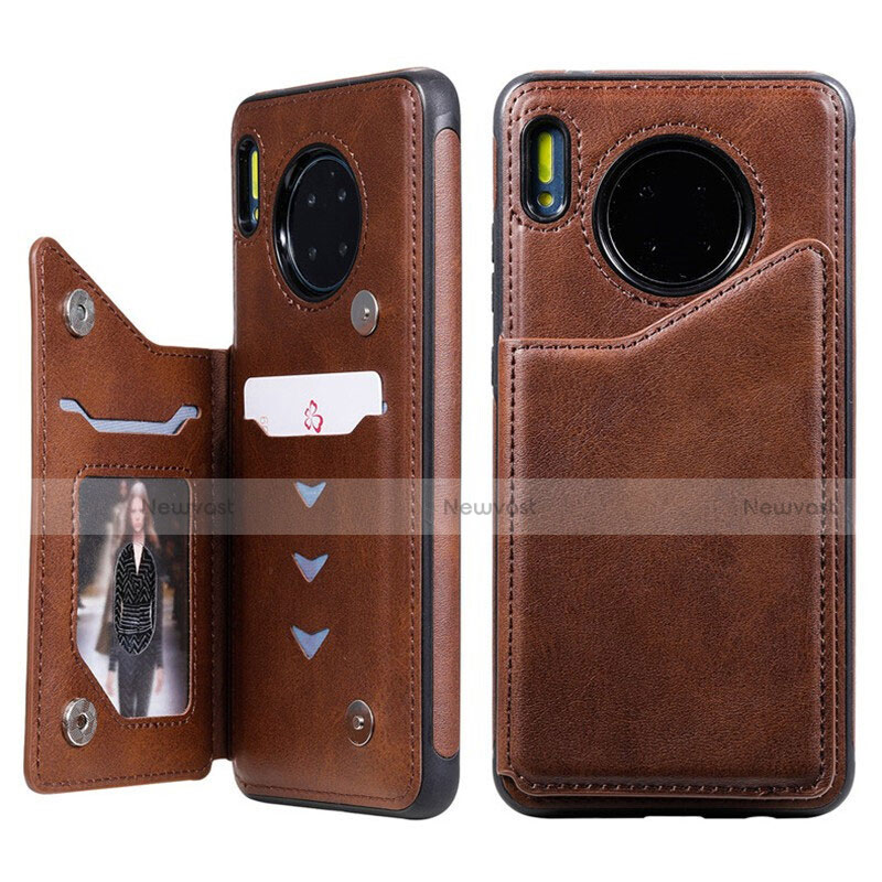 Leather Case Stands Flip Cover T14 Holder for Huawei Mate 30 Pro 5G