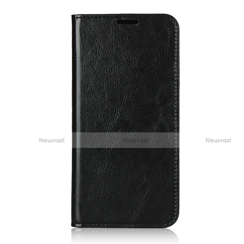 Leather Case Stands Flip Cover T14 Holder for Huawei P40 Pro Black