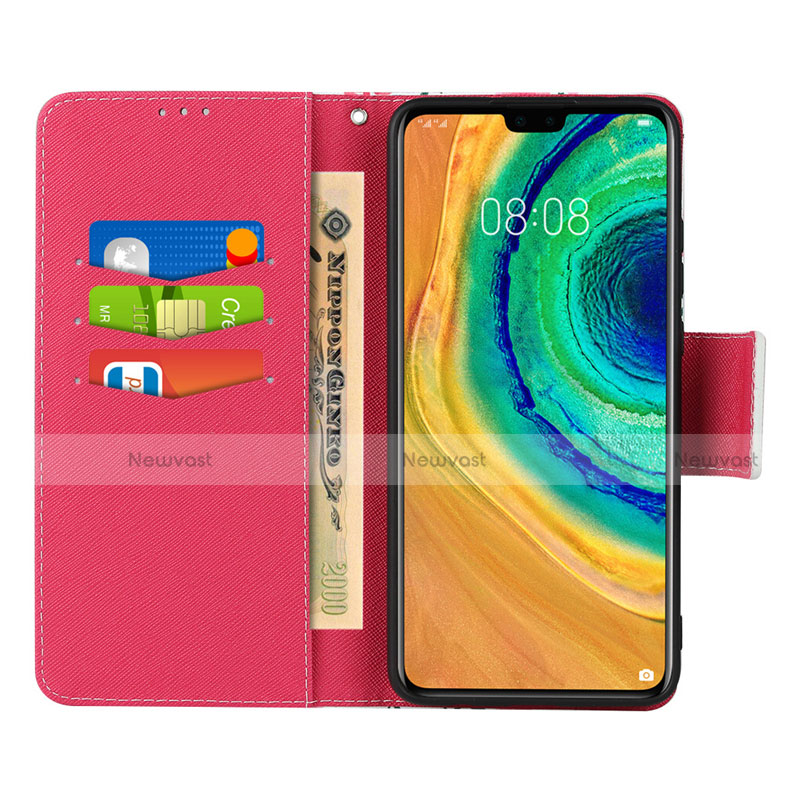 Leather Case Stands Flip Cover T15 Holder for Huawei Mate 30 Pro 5G